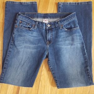 Lucky Brand Jeans, midrise flare